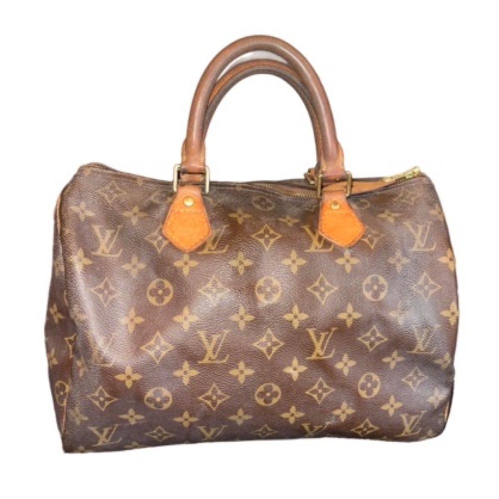 Louis Vuitton Vintage 2004 Brown Monogram Speedy 30 Canvas/Leather Bag